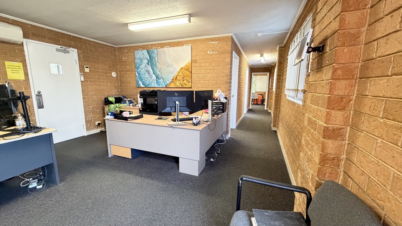 Clean commercial office and hallway